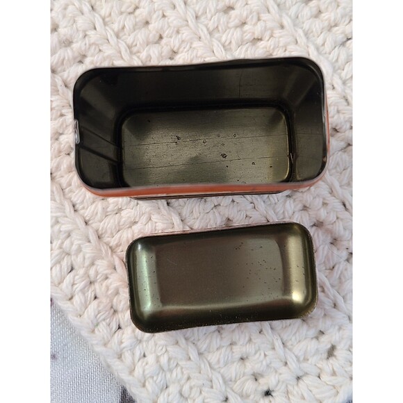 Vintage Hartz Mountain Song Food Tin Orange Canary Bird Seed Can USA - Picture 6 of 9